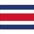 Flagge Costa Rica - Tischset aus Papier 44 x 32 cm