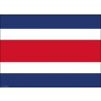 Flagge Costa Rica - Tischset aus Papier 44 x 32 cm