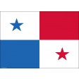 Flagge Panama - Tischset aus Papier 44 x 32 mm