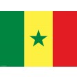 Flagge Senegal - Tischset aus Papier 44 x 32 cm