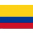 Flagge Kolumbien - Tischset aus Papier 44 x 32 cm