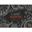 Mexican Food  - Tischset aus Papier 44 x 32 cm