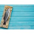 Fisch auf Brett - Tischset aus Papier 44 x 32 cm
