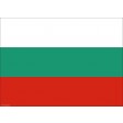 Flagge Bulgarien - Tischset aus Papier 44 x 32 cm