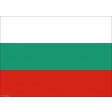 Flagge Bulgarien - Tischset aus Papier 44 x 32 cm