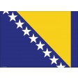 Flagge Bosnien und Herzegowina - Tischset aus Papier 44 x 32 cm
