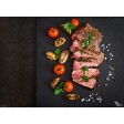 Tischset | Platzset - Fleisch mit Beilage - aus Papier - 44 x 32 cm