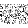 Tischsets | Platzsets - Malvorlagen "Schmetterlingsmuster" aus Papier - 44 x 32 cm