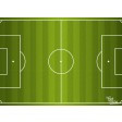 Tischsets | Platzsets - Männerabend "Fußballfeld" aus Papier - 44 x 32 cm