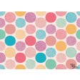 Tischsets | Platzsets - Muster "bunt" aus Papier - 44 x 32 cm