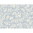 Tischsets | Platzsets - Muster "creme / blaue Blumen" aus Papier - 44 x 32 cm