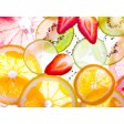 Tischsets | Platzsets - Fruchtig "Fruchtscheiben" aus Papier - 44 x 32 cm