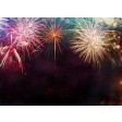 Tischsets | Platzsets - Silvester "buntes Feuerwerk " aus Papier - 44 x 32 cm