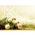 Tischsets | Platzsets - Goldene Kugeln 3 - aus Papier - 44 x 32 cm