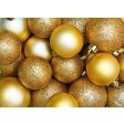 Tischsets | Platzsets - Goldene Weihnachtskugeln - aus Papier - 44 x 32 cm