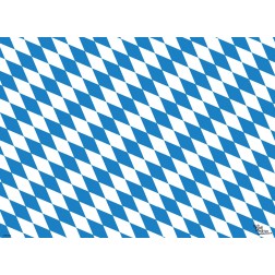 Flagge Bayern - Tischset aus Papier 44 x 32 cm