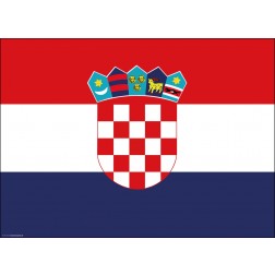 Flagge Kroatien - Tischset aus Papier 44 x 32 cm