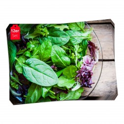 Salatschale  - Tischset aus Papier 44 x 32 cm