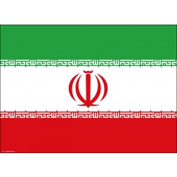 Flagge Iran - Tischset aus Papier 44 x 32 cm
