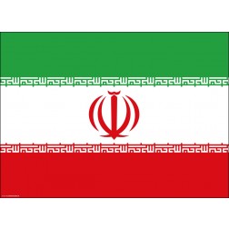 Flagge Iran - Tischset aus Papier 44 x 32 cm