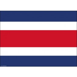 Flagge Costa Rica - Tischset aus Papier 44 x 32 cm