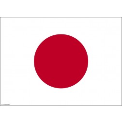 Flagge Japan - Tischset aus Papier 44 x 32 cm