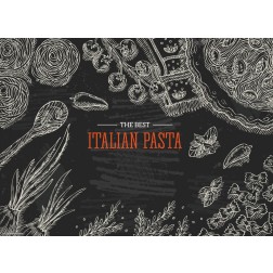 Italian Pasta  - Tischset aus Papier 44 x 32 cm