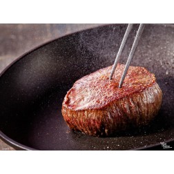 Tischset | Platzset - Steak in der Pfanne - aus Papier - 44 x 32 cm2 cm