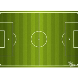 Tischsets | Platzsets - Männerabend "Fußballfeld" aus Papier - 44 x 32 cm