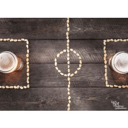 Tischsets | Platzsets - Männerabend "Bierglastorwart" aus Papier - 44 x 32 cm