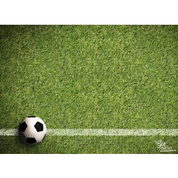 Tischsets | Platzsets - Männerabend "Fußball linke Ecke" aus Papier - 44 x 32 cm