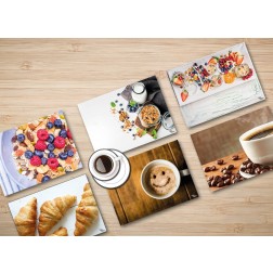 Tischsets | Platzsets - Frühstück "Guten Morgen Set" aus Papier - 44 x 32 cm