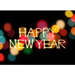 Tischsets | Platzsets - Silvester "Happy New Year" aus Papier - 44 x 32 cm