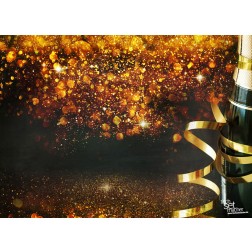 Tischsets | Platzsets - Silvester "Sektflasche rechts" aus Papier - 44 x 32 cm