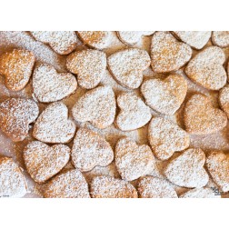 Tischsets | Platzsets - Valentinstag "Herzchen Kekse" aus Papier - 44 x 32 cm