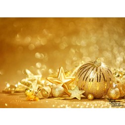 Tischsets | Platzsets - Weihnachten "Goldene Kugeln" aus Papier - 44 x 32 cm