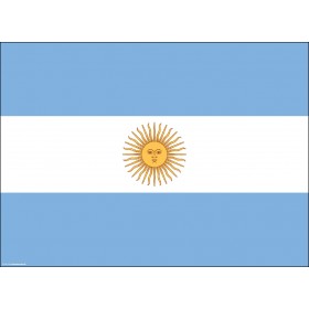 Platzset FLAGGE Papier ARGENTINIEN - aus Tischset | -