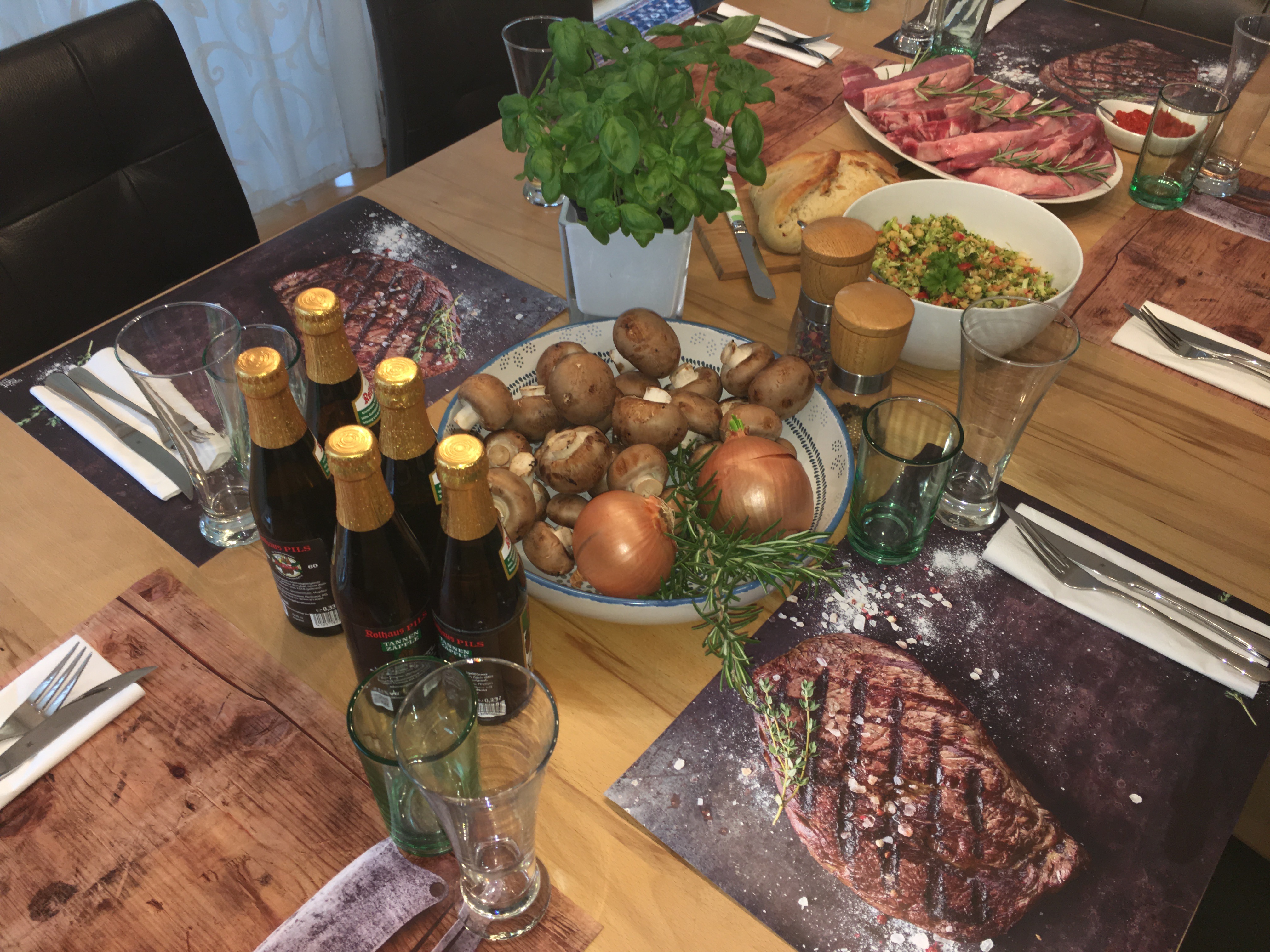 Deko für die Grillparty - tischsetmacher.de